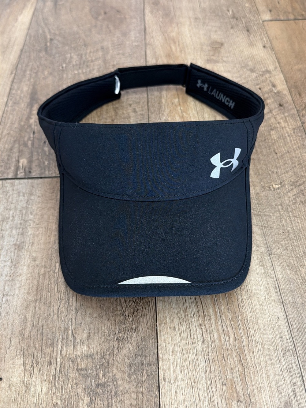 Under Armour Black Visor with Reflective Logo